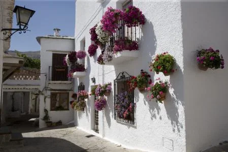 Typical corner of Bubión, in Alpujarra granadina