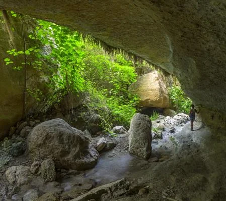 The Barranco de la Luna route, in the Lecrín Valley