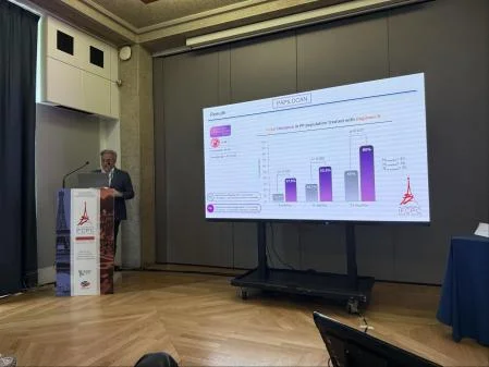 Presentación de los resultados del estudio PAPILOCAN durante el Congreso Mundial de la IFCPC, celebrado en Versalles
