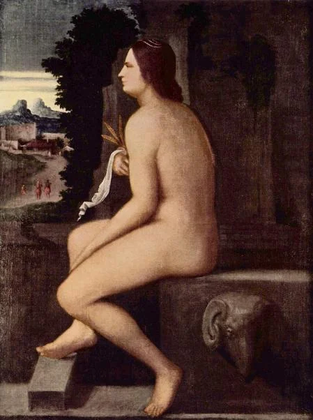 Ceres, example of female nude.